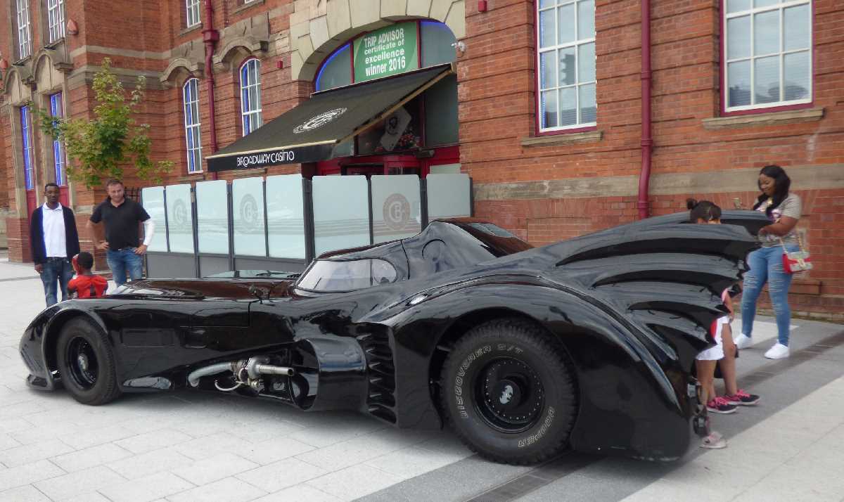 Batmobile from Batman (1989) at Broadway Plaza